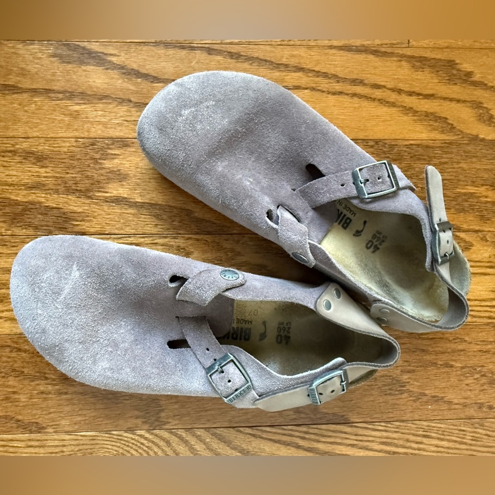 Birkenstock Free People Boston Soft Suede sandals - lavender